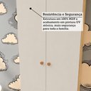 Ver imagem 7 de Guarda-Roupa Infantil 2 Portas e 3 Gavetas 100% MDF Smim Espresso Móveis Bege/Off White/Amêndoa
