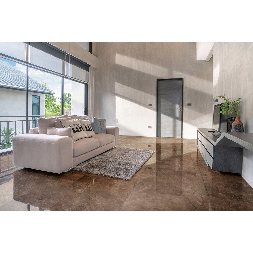 Porcelanato 84x84 Polido Pulpis Castanho Retificado Extra Mt V2 Cx-2,8m² Delta 2.8000 - 3