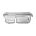 Ver imagem 3 de Pote Hermético Vidro Resistente A Calor C/ Tampa Plástica 1L