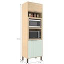 Ver imagem 6 de Jogo De Cozinha Modulada 5 Peças Karine Carvalho/Pistache Móveis Sul