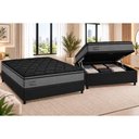 Ver imagem 1 de Cama Box Baú Crc Casal+Colchão Anatômico Ortopédico Confort Ortobom