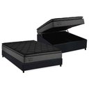 Ver imagem 2 de Cama Box Baú Crc Casal+Colchão Anatômico Ortopédico Confort Ortobom