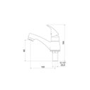 Ver imagem 2 de Torneira Lavatório Balcao Linha Global 1205 C 55 1/2 BL