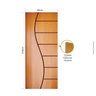 Folha de Porta 210x90cm Semi Solida Modelo 33 Mapaf - 2
