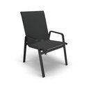 Ver mais imagens de Kit Espreguiçadeira Cadeira Mesa Alumínio Preto Tela Preto