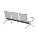 Ver imagem 3 de Cadeira Longarina Cromada 3 Lugares