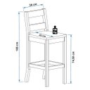 Ver imagem 4 de Banqueta Bistrô - Madeira Maciça - Estilo Demolição