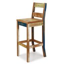 Ver imagem 1 de Banqueta Bistrô - Madeira Maciça - Estilo Demolição