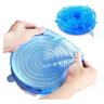 Tampas Silicone Universal 6 Tamanhos P/ Potes de Alimentos - 2