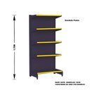 Ver imagem 3 de Gondola Centro 170 Amapa Flex Kit 9 Metros 2 Ponta Preto Am - Amapá