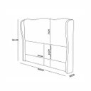 Ver imagem 4 de Cabeceira Cama Box Solteiro 90 cm Atria Bouclê B05 - D'Rossi