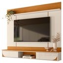Ver imagem 1 de Painel Suspenso para Tv 65 Pol Aura 2 Portas Deslizantes 182 Cm Cinamomo Off White Madetec
