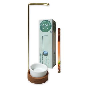 Incensário Invertido Red Luxo Copo Porcelana e Caixa de Incensos