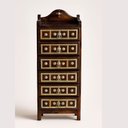 Ver imagem 1 de Cômoda/gaveteiro Indiano Entalhado Madeira 90 Cm