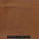 Ver imagem 5 de Sofá Retrátil 3 Lugares com Porta Copo 210cm Malta F05 Veludo Terracota - Mpozenato