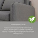 Ver mais imagens de Sofá Cama para Sala de Estar Living 4 Lugares Maricá