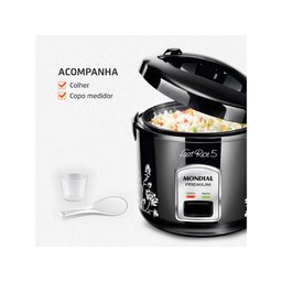 Panela Elétrica de Arroz Mondial Fast Rice Premium 5x. 127v - 6