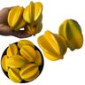 8 Frutas Artificiais Decorativas Carambola Amarela (12cm) Ideal para Compor Mesas de Festa Tropical - 3