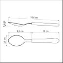 Ver imagem 6 de Kit 12 Colher de Mesa Tramontina Leme Inox Cabo Preto