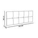 Ver imagem 5 de Cabeceira Painel Nina Para Cama Box Queen 160 cm Linho Areia A27 - D’Rossi