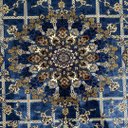 Ver imagem 5 de Tapete Persa Royal Azul 200x300cm Fio Acetinado - Decoração para Quarto e Sala