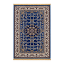 Ver imagem 1 de Tapete Persa Royal Azul 200x300cm Fio Acetinado - Decoração para Quarto e Sala