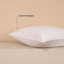 Ver imagem 5 de Kit 2 Fronhas Linea 50cm X 70cm Micropercal 200 Fios - Bege - 100% Poliéster