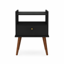 Ver imagem 2 de Mesa de Cabeceira 1 Gaveta Aroma Preto Fiorello