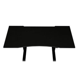 Tampo Mesa Ergonômico Misch Mdf 1200*700 Preto - 1