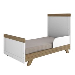 Quarto de Bebê Completo com Guarda Roupa com Janela Cômoda e Berço 100% MDF Jolie Retrô - 15