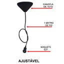 Ver imagem 6 de Lustre Luminária Pendente de Madeira Mdf Mod. Pena