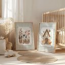 Ver imagem 3 de Kit 3 Quadros Decorativos Infantil - Meu Sitio NO2 - 30x40 - Moldura Madeira