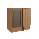 Ver imagem 1 de Balcão de Canto 1 Porta Clássica Quiditá Montana/bronze