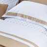 Roupa de Cama Casal Queen Laisa 400 Fios Egípcio 100% Algodão 04 Peças - Dourado - 3