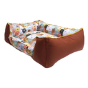 Ver imagem 3 de Caminha de Cachorro Retangular Caramelo 100% Algodão com Fibra Anatômica e Antialérgica Duz Pets