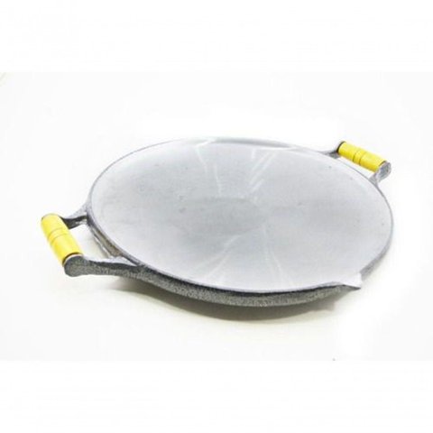 Chapa Bifeira Bifeteira Badejo Petiscos com Alça de Madeira