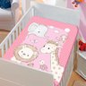 COBERTOR DE BEBÊ LE PETIT ZOO COLIBRI REF:48552 - UN - Rosa - 1