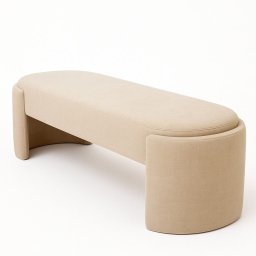Recamier Banco Luxo Decorativo Puf Fly 138cm Zahav Estofados - 2