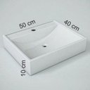 Ver imagem 3 de Gabinete Suspenso 100cm com Cuba e Espelheira Paris Bege/Nude/Branco