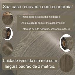Piso Vinílico em Manta Fosco Imita Madeira Antiderrapante Pvc 0,7mm 32m² Céltico - 4