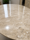 Ver imagem 5 de Mesa de Jantar Oblongo Mármore Travertino - 120x80cm
