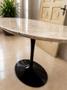 Ver imagem 3 de Mesa de Jantar Oblongo Mármore Travertino - 120x80cm