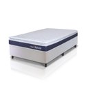 Ver mais imagens de Conjunto Box Branco Durban Azul Espuma D28 Solteiro 96x203x57 - King House