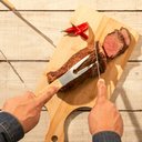 Ver imagem 6 de Garfo para Churrasco Aço Inox e Cabo Bambu 38 Cm Lyor