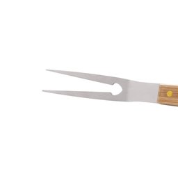 Garfo para Churrasco Aço Inox e Cabo Bambu 38 Cm Lyor - 5