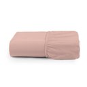 Ver imagem 1 de Lençol Solteiro Avulso com Elástico 180 Fios Algodão Liso:rose