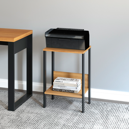 Mesa de Canto Industrial Freijó/preto - Dalla Costa - 3