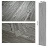 Piso Vinilico Autocolante Régua 91x15cm 1,5mm Amadeirado Cinza 5m² - 2