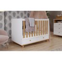 Ver imagem 3 de Quarto de Bebê com Berço e Cômoda 3 Gavetas 1 Porta Picolé Espresso Móveis