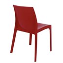 Ver imagem 5 de Kit 4 Cadeiras Plásticas Tramontina Vermelho Sala Cozinha Summa Alice Área Gourmet